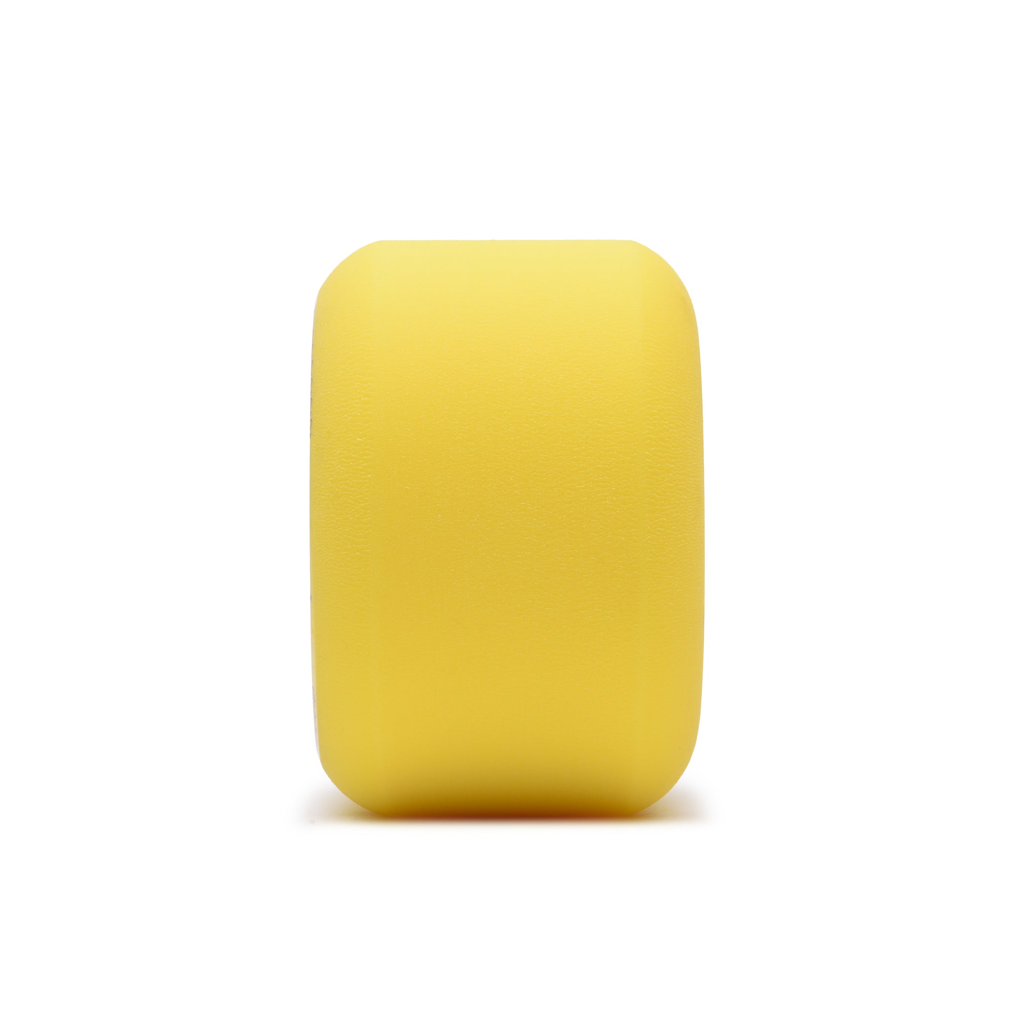 Orangatang 73mm Beefcake (86a, yellow) longboard skateboard wheel (contact patch)