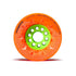 Orangatang 85mm Caguama (80a, orange) longboard skateboard wheel (front)