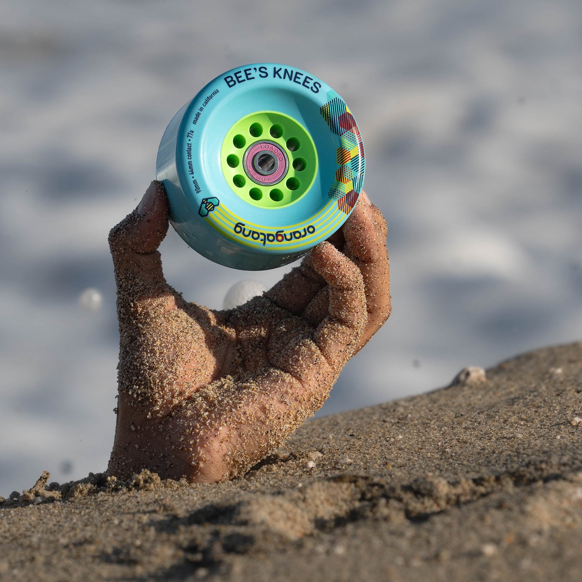Orangatang Bee's Knees 90mm 77a longboard skateboard wheels