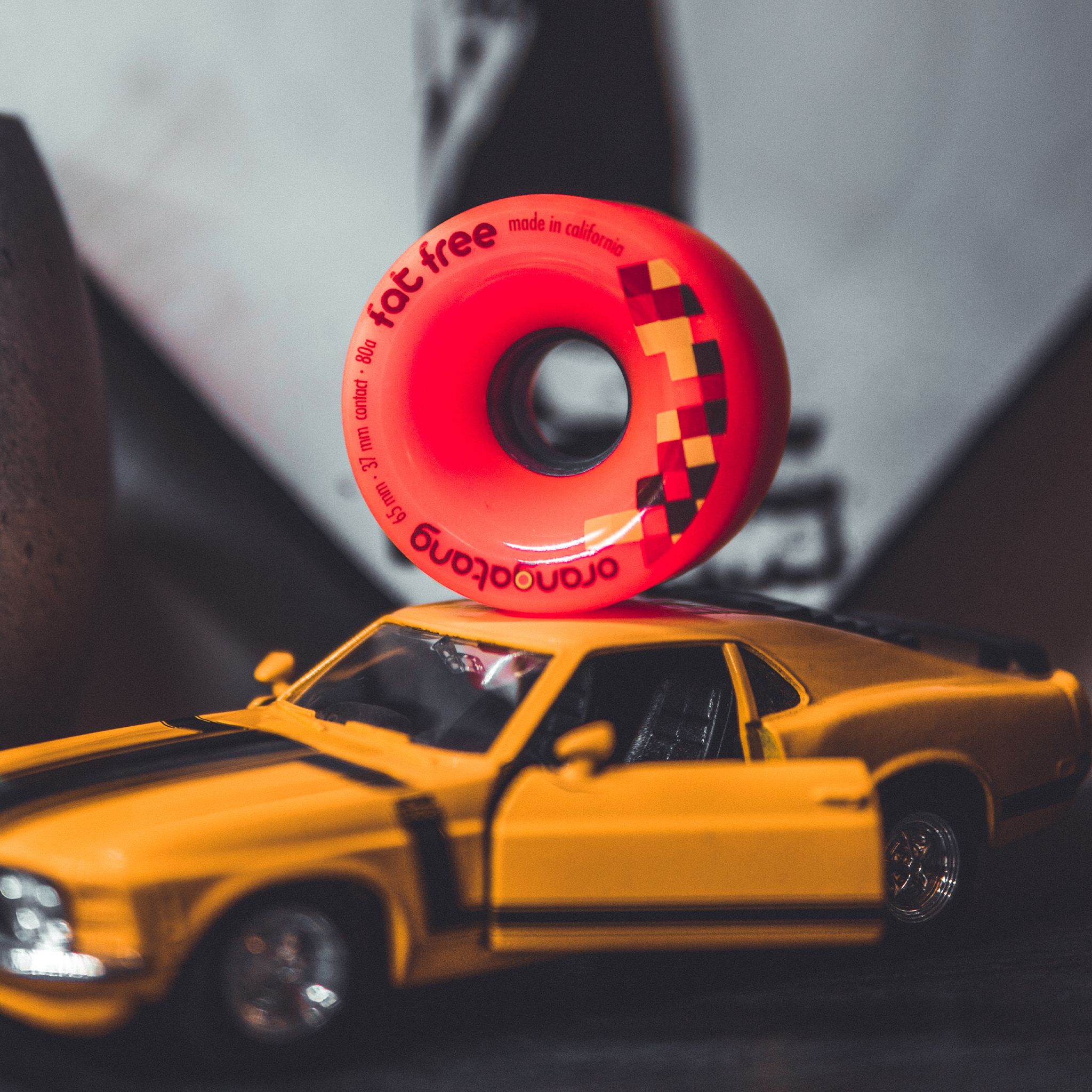 Fat Free | Freeride/Freestyle Longboard Skateboard Wheels