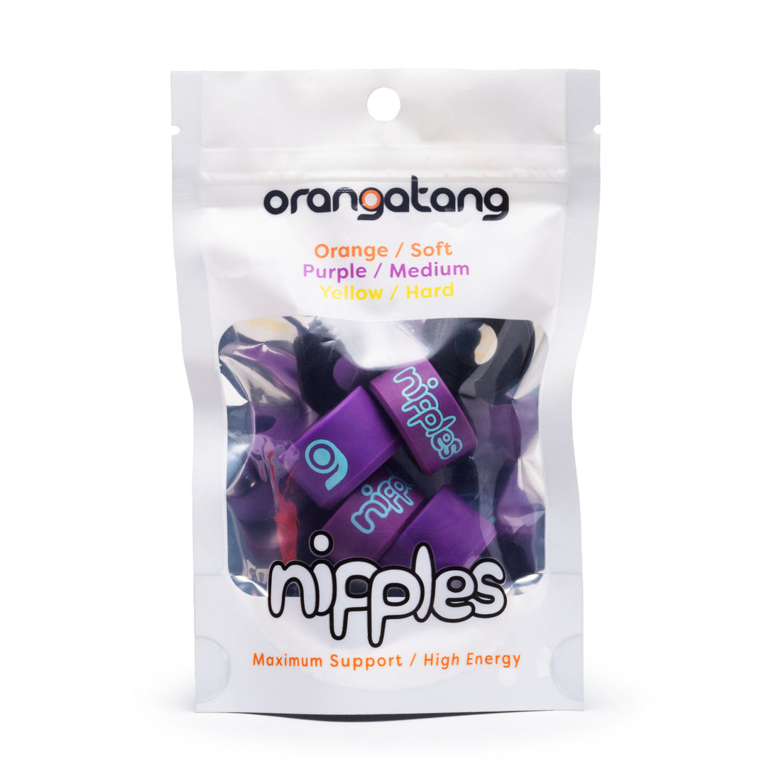 4 Roues Orangatang Nipples Double Barrel Orange (soft) Pour Longboard - Neuves